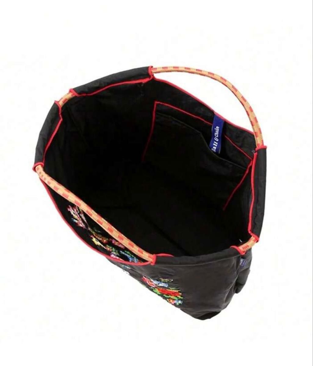 ボールアンドチェーン エコバッグ トートバッグ フェイラー 黒 ボールアンドチェーン エコバッグ トートバッグ フェイラー 黒