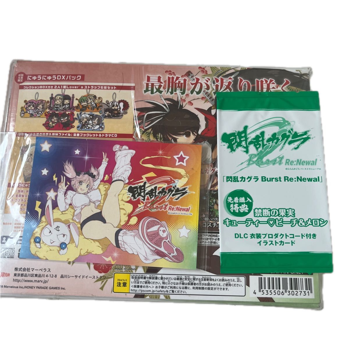 新品未開封【PS4】 閃乱カグラ Burst Re Newal [にゅうにゅうDX 新品未開封【PS4】 閃乱カグラ Burst Re Newal [にゅうにゅうDX