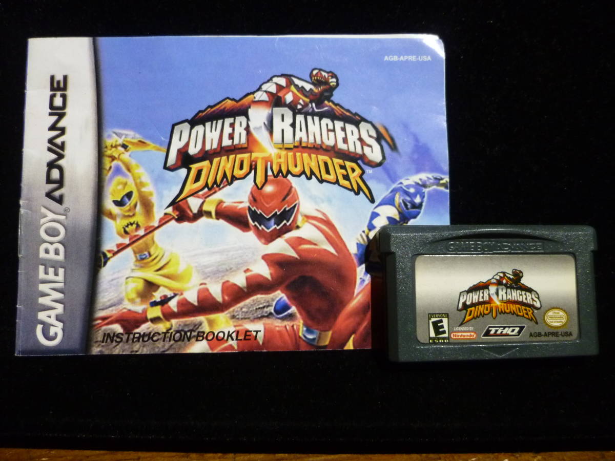 ゲームボーイアドバンス　輸入版ソフト　Power Rangers Dino Thunder for Game Boy Advance　箱無し　20200420