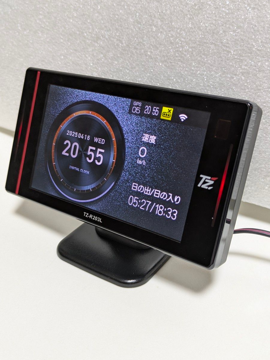 セルスター GPSレーダー探知機 TZ-R203L レーザー受信 移動 セルスター GPSレーダー探知機 TZ-R203L レーザー受信 移動