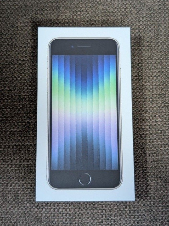 未開封】iPhone SE3 128GB スターライト Apple 第三世代 新品 未開封】iPhone SE3 128GB スターライト Apple 第三世代 新品