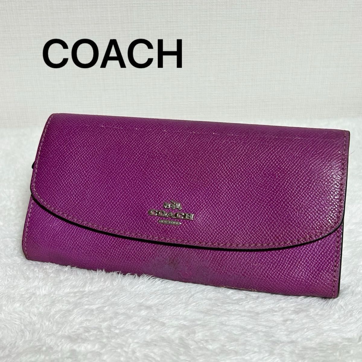 COACH コーチ 花柄 フラワー フラップ 長財布 ロングウォレット COACH コーチ 花柄 フラワー フラップ 長財布 ロングウォレット