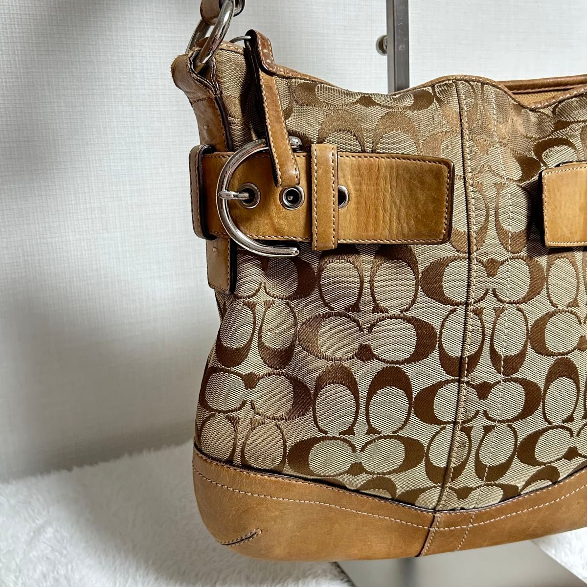COACH コーチ シグネチャー 総柄 ショルダーバッグ 斜め掛け COACH コーチ シグネチャー 総柄 ショルダーバッグ 斜め掛け