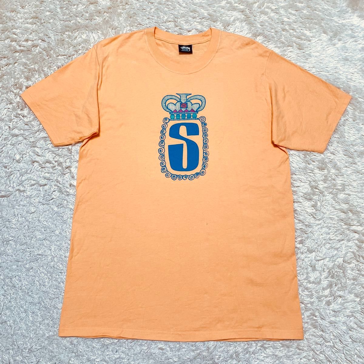 STUSSY CROWN Tシャツ オレンジ Mサイズ|Yahoo!フリマ(旧 STUSSY CROWN Tシャツ オレンジ Mサイズ|Yahoo!フリマ(旧