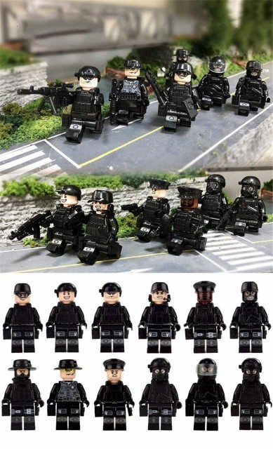 Military Mountain Special Force Building Blocks Sets Models Bricks Figures Toys 