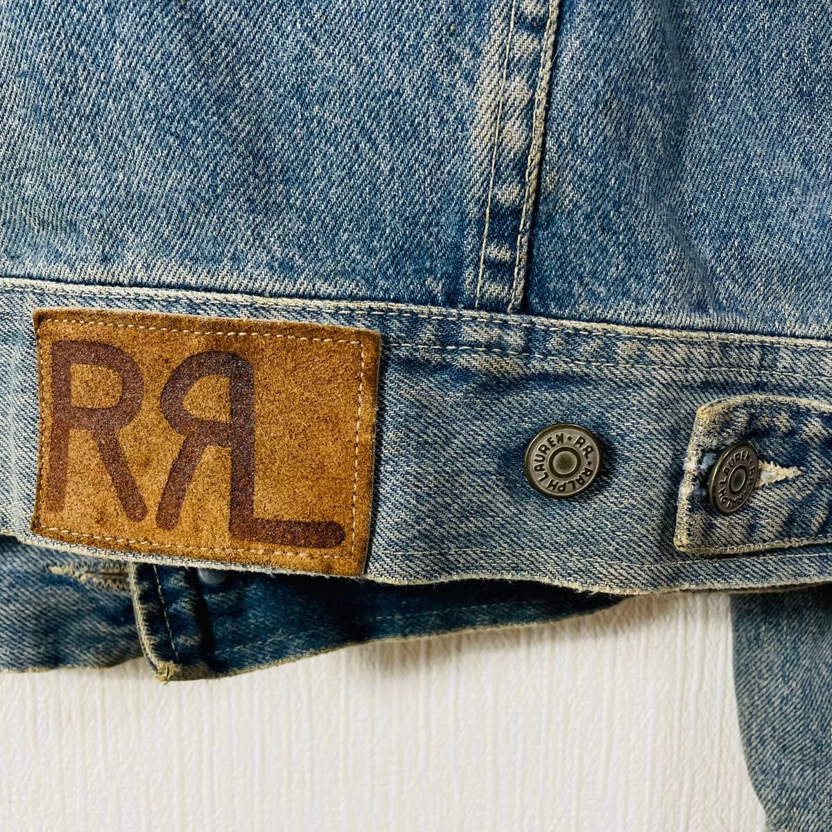 貴 重90's RRLダブルアールエルデニムジャケット三ツ星M USA製 M 貴 重90's RRLダブルアールエルデニムジャケット三ツ星M USA製 M