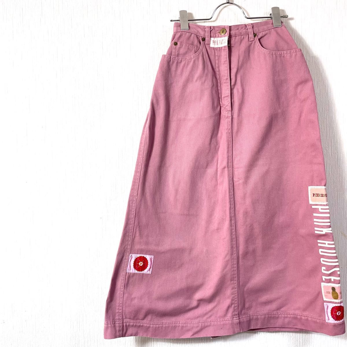 人 気PINK HOUSE ピンクハウス ワッペンスカート Aライン|Yahoo 人 気PINK HOUSE ピンクハウス ワッペンスカート Aライン|Yahoo