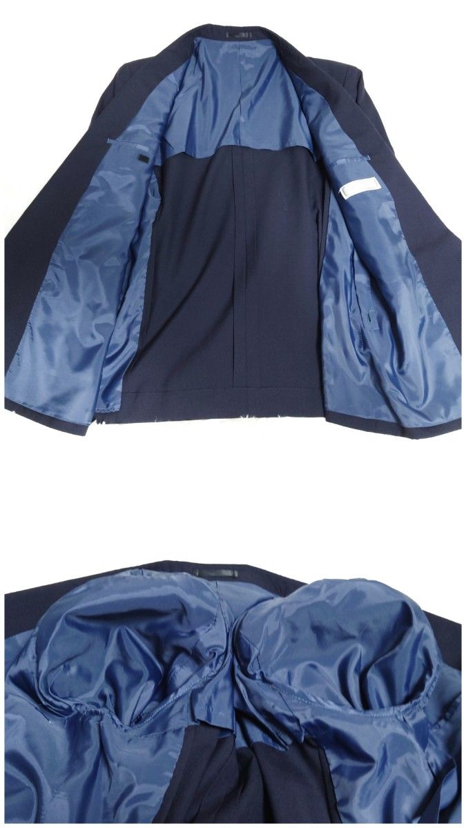 Vintage セットアップ スーツ ダブル ネイビー 濃紺 ビジネス Vintage セットアップ スーツ ダブル ネイビー 濃紺 ビジネス