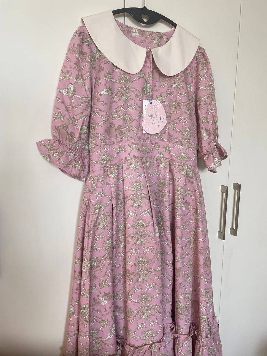 新品未使用】青木美沙子さん×しまむら NINA'Sコラボワンピース 新品未使用】青木美沙子さん×しまむら NINA'Sコラボワンピース