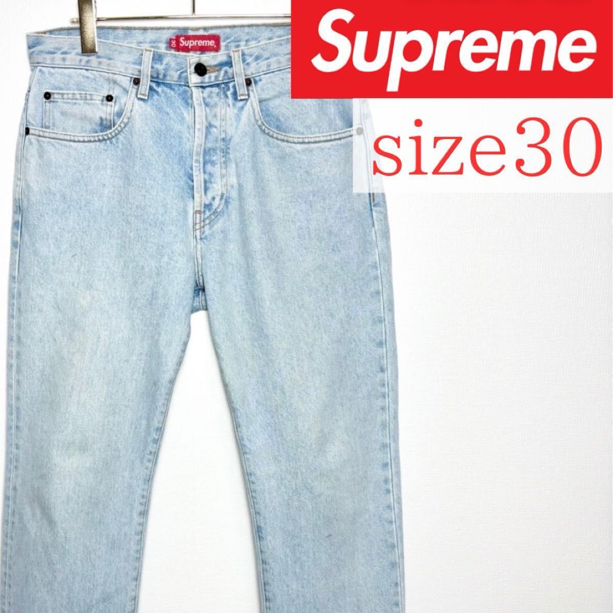 Supreme レギュラージーンズ ライトブルー size30 USA製|Yahoo Supreme レギュラージーンズ ライトブルー size30 USA製|Yahoo