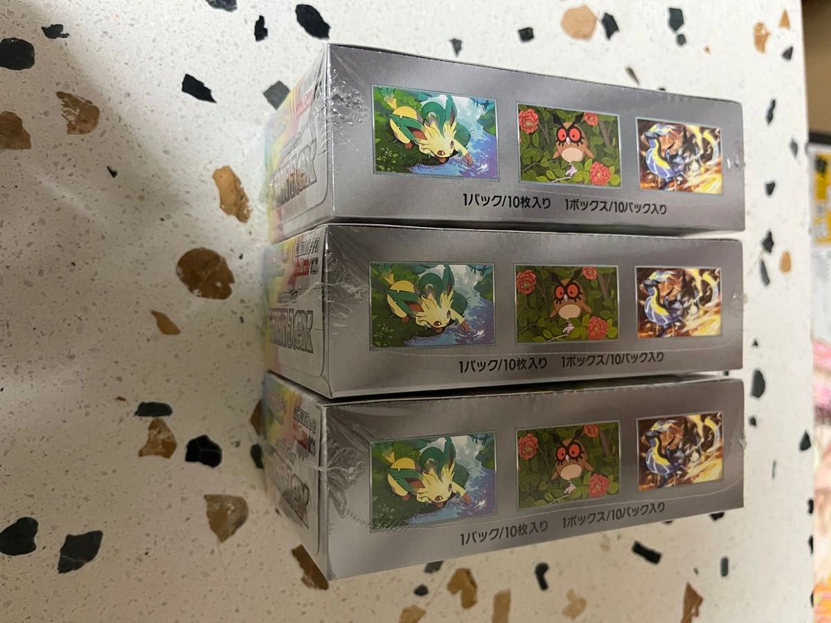 ポケモンカードゲームテラスタルフェスexシュリンク付き3box新品 ポケモンカードゲームテラスタルフェスexシュリンク付き3box新品