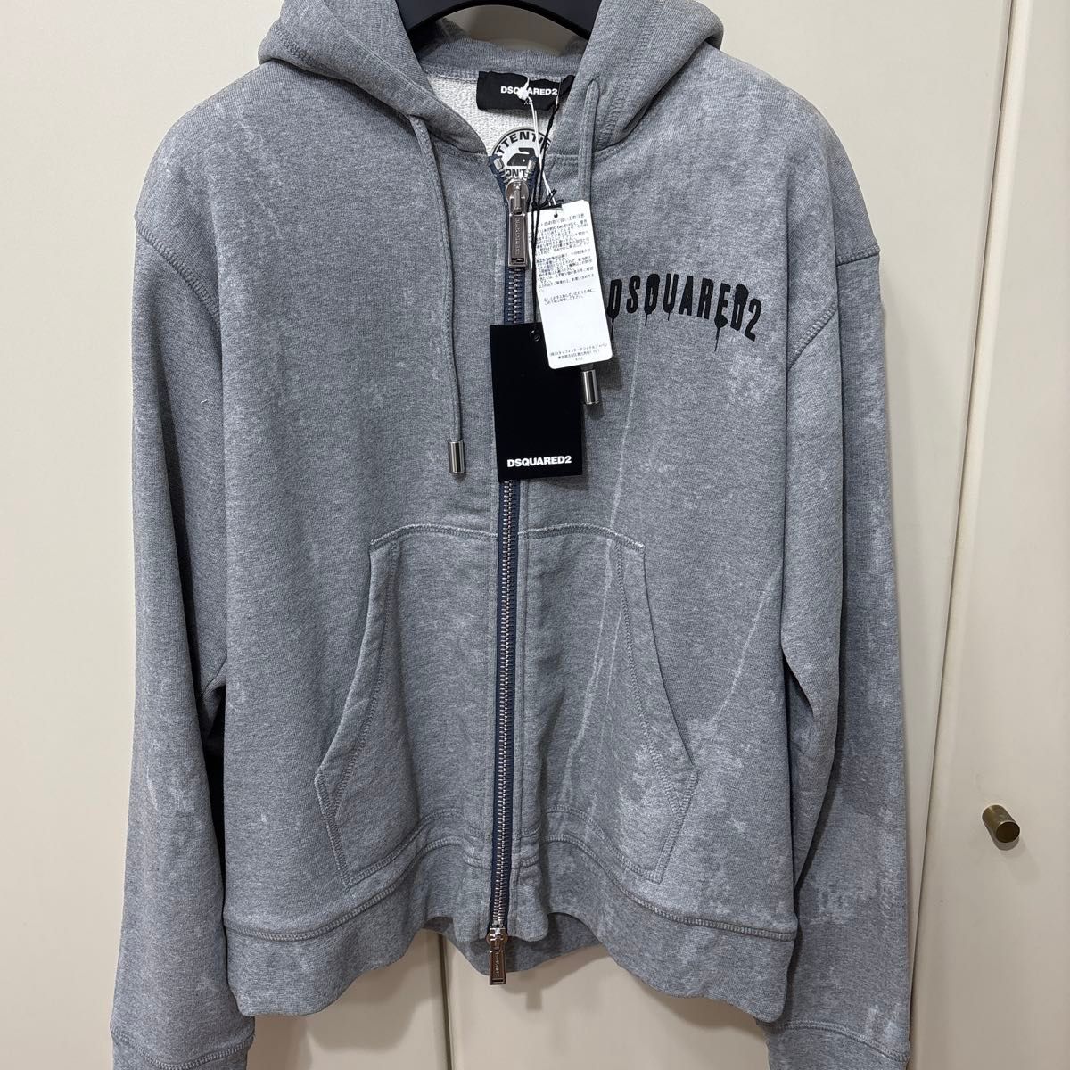 DSQUARED2 XS ジップアップパーカー グレー|Yahoo!フリマ(旧 DSQUARED2 XS ジップアップパーカー グレー|Yahoo!フリマ(旧