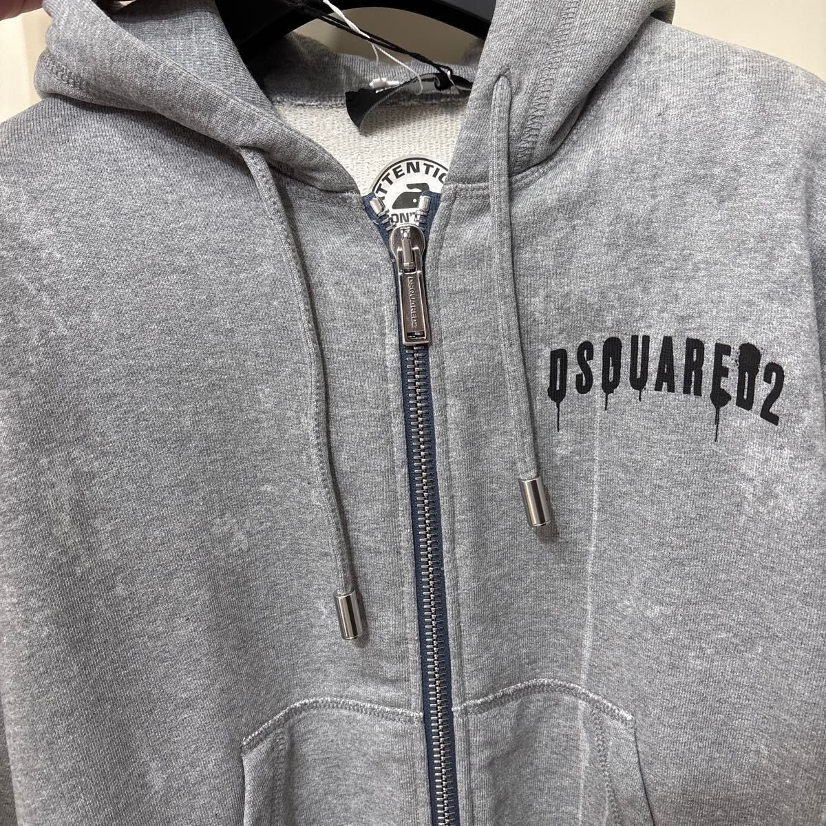 DSQUARED2 XS ジップアップパーカー グレー|Yahoo!フリマ(旧 DSQUARED2 XS ジップアップパーカー グレー|Yahoo!フリマ(旧