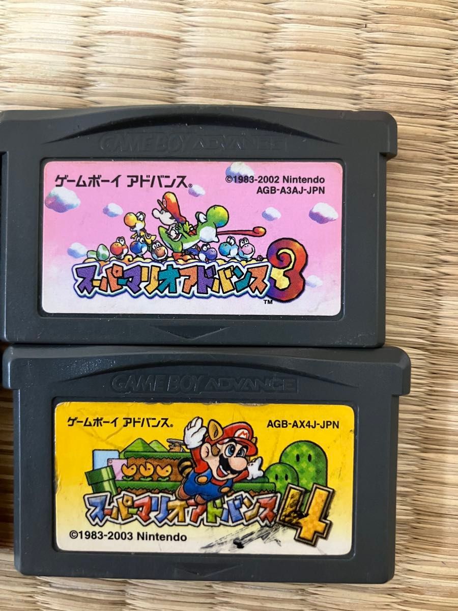 ゲームボーイアドバンス スーパーマリオアドバンス1-4 4本セット ゲームボーイアドバンス スーパーマリオアドバンス1-4 4本セット
