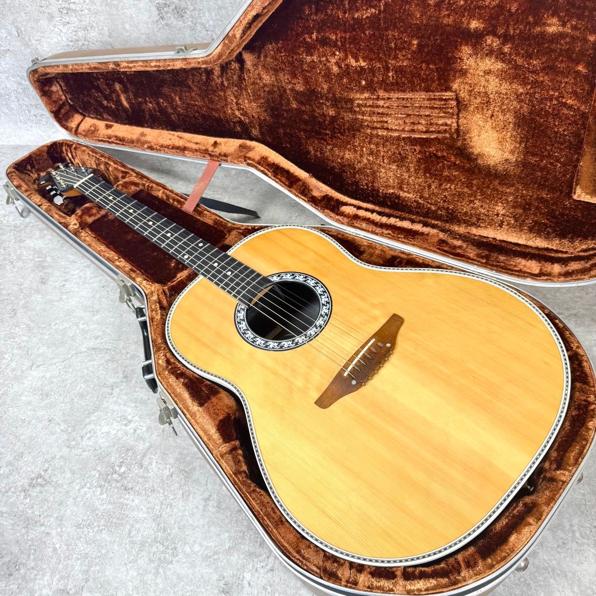 ギター Ovation MATRIX 1642-4 希少】Matrix by Ovation 1642-4 アルミネック USA製 ウレタン指