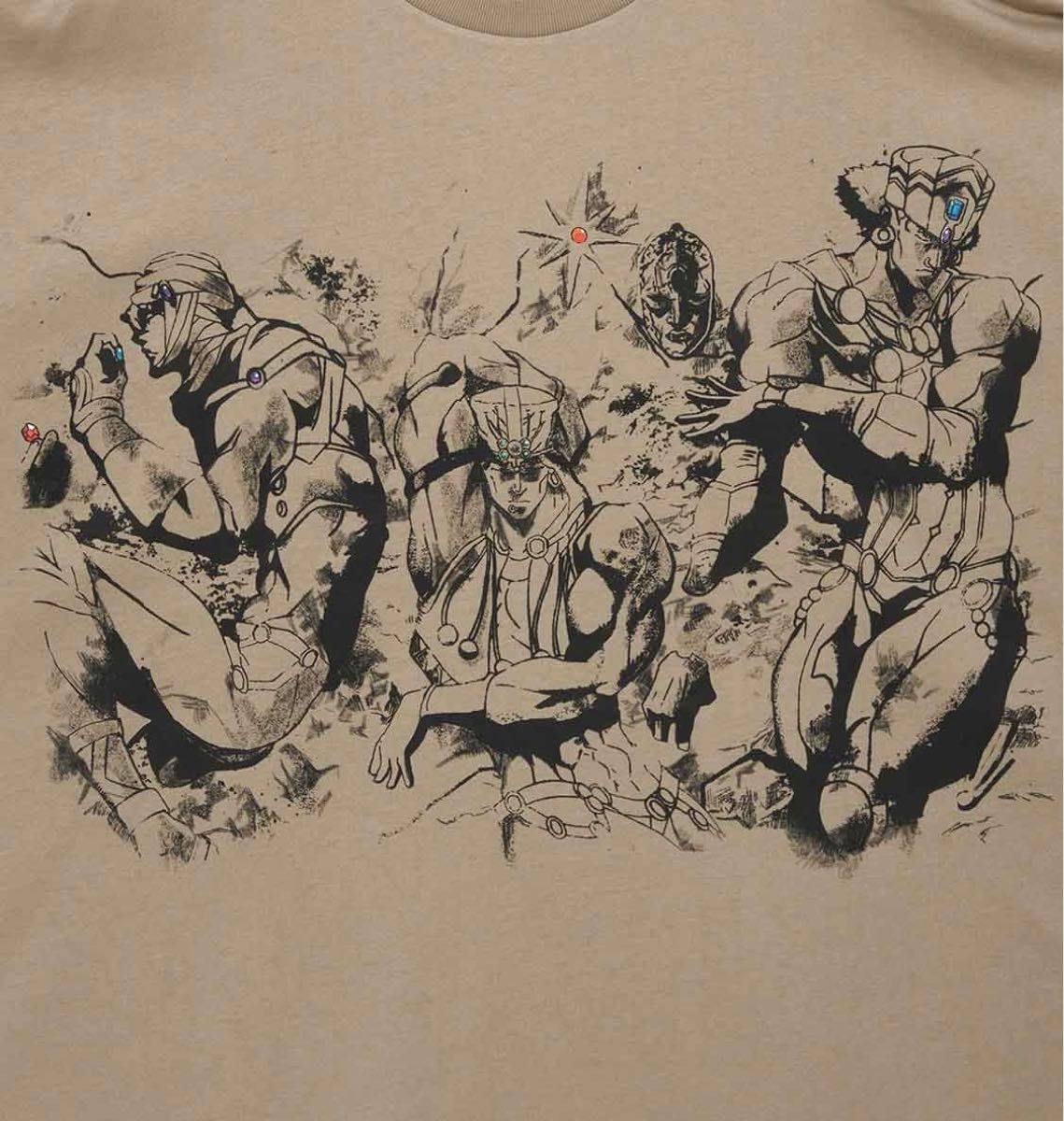 XLサイズ ジョジョの奇妙な冒険 柱の男 ビッグTシャツ グラニフ XLサイズ ジョジョの奇妙な冒険 柱の男 ビッグTシャツ グラニフ