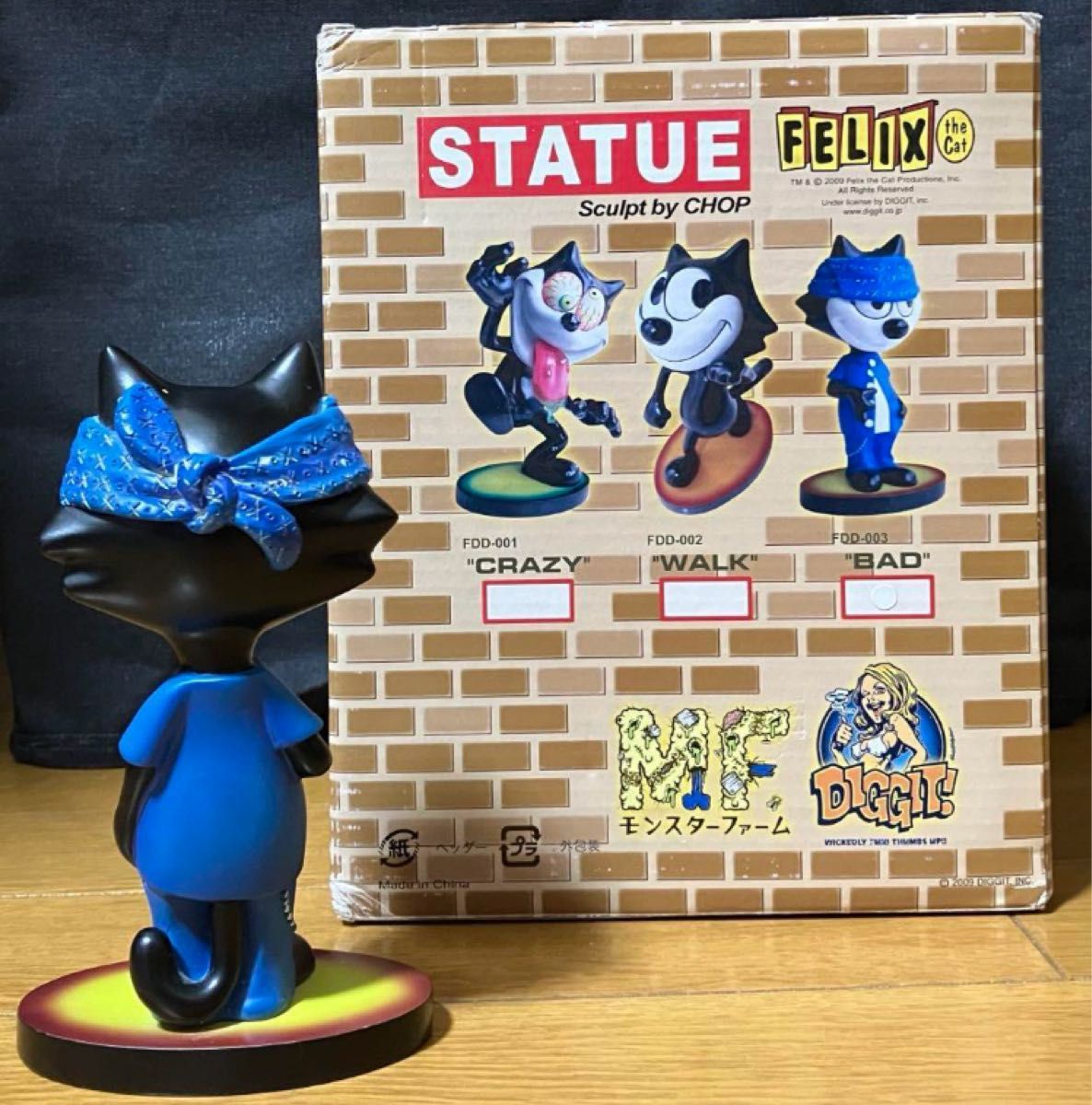 Felix The Cat フェリックス BAD スタチュー STATUE フィギュア Felix The Cat フェリックス BAD スタチュー STATUE フィギュア