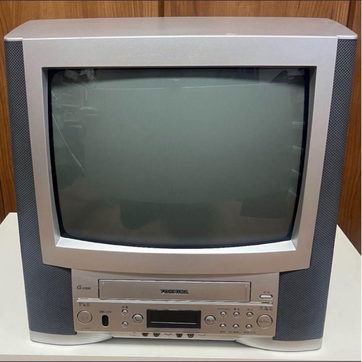 TOSHIBA】テレビデオ J-14V1 ブラウン管テレビ G-CODE 昭和 平成 TOSHIBA】テレビデオ J-14V1 ブラウン管テレビ G-CODE 昭和 平成