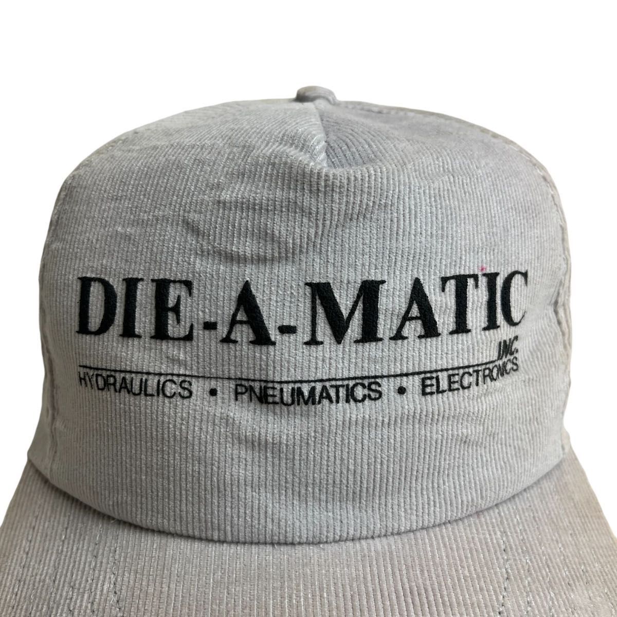 キャップ/帽子】USA製 DIE A MATIC コーデュロイ トラッカー キャップ/帽子】USA製 DIE A MATIC コーデュロイ トラッカー