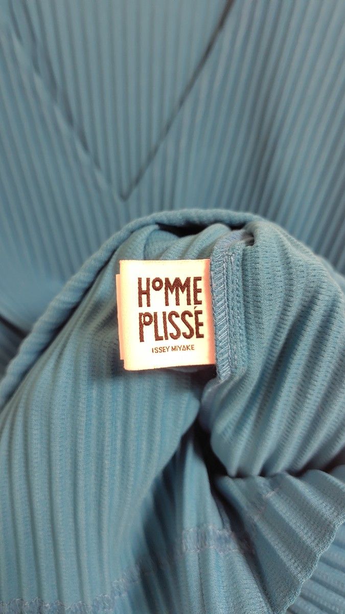 homme plisse issey miyake オムプリッセ VネックロンT イッセイ homme plisse issey miyake オムプリッセ VネックロンT イッセイ