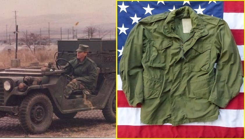 米軍実物 ナム戦 1976” Ｍ６５ フィールドジャケット ＯＤ　Ｍ－Ｒ ALPHA　Ｆ110