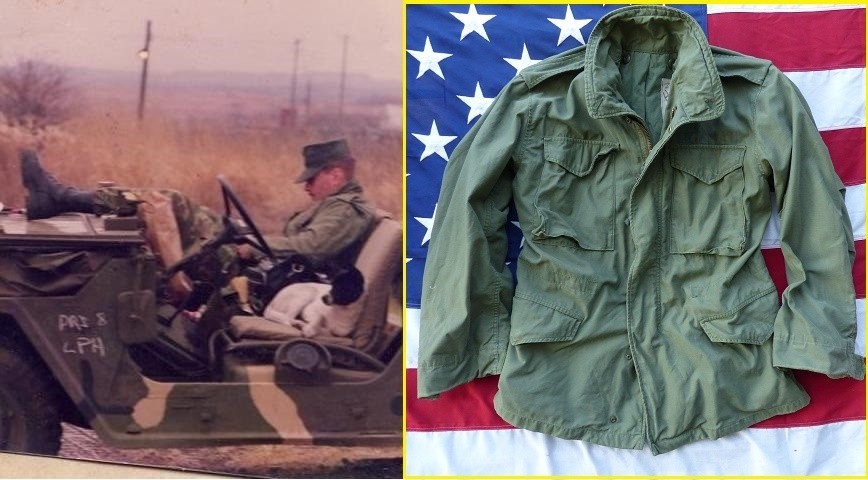 米軍実物 1977” Ｍ６５ フィールドジャケット ＯＤ　Ｓ－Ｒ　　Ｆ92