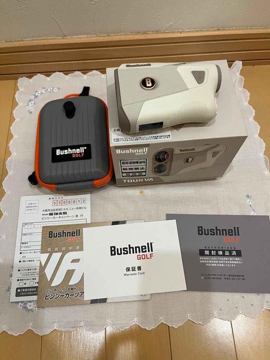 ブッシュネルBushnell TOUR VA ホワイトカラー ゴルフレーザー ブッシュネルBushnell TOUR VA ホワイトカラー ゴルフレーザー