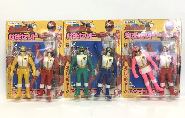 東映特撮戦隊ヒーロー 五星戦隊ダイレンジャー ソフビ人形 東映特撮戦隊ヒーロー 五星戦隊ダイレンジャー ソフビ人形