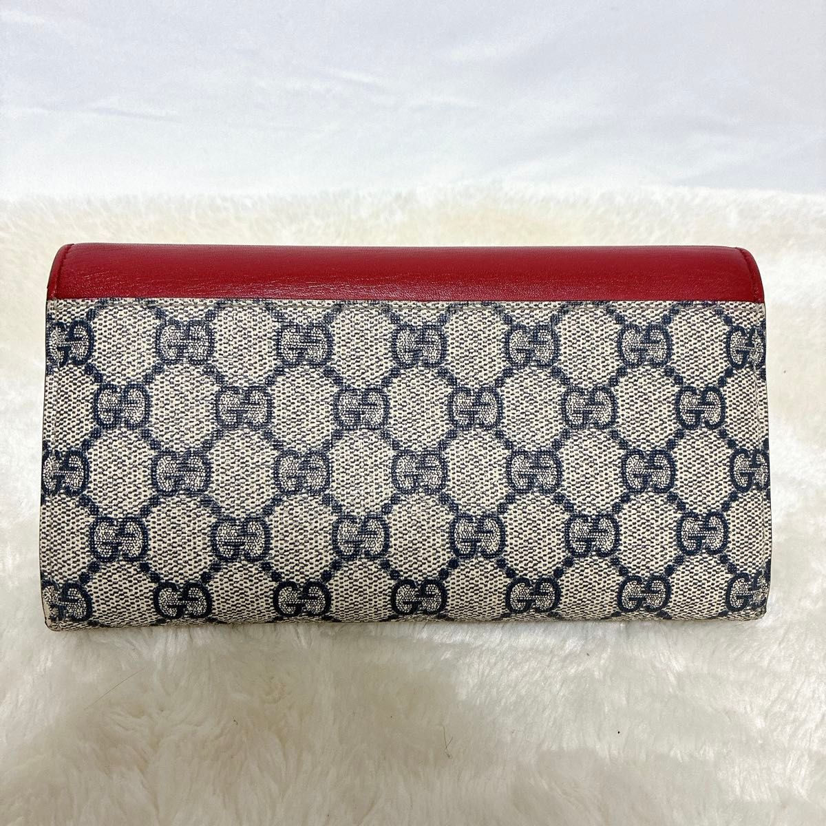 GWセール 美品 GUCCI グッチ 長財布 GGスプリーム リボン GWセール 美品 GUCCI グッチ 長財布 GGスプリーム リボン