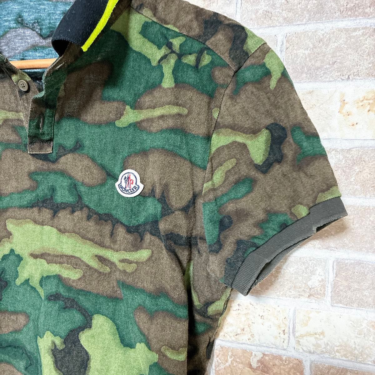 良品 MONCLER モンクレール 迷彩 ポロシャツ カモフラ マグリア 良品 MONCLER モンクレール 迷彩 ポロシャツ カモフラ マグリア