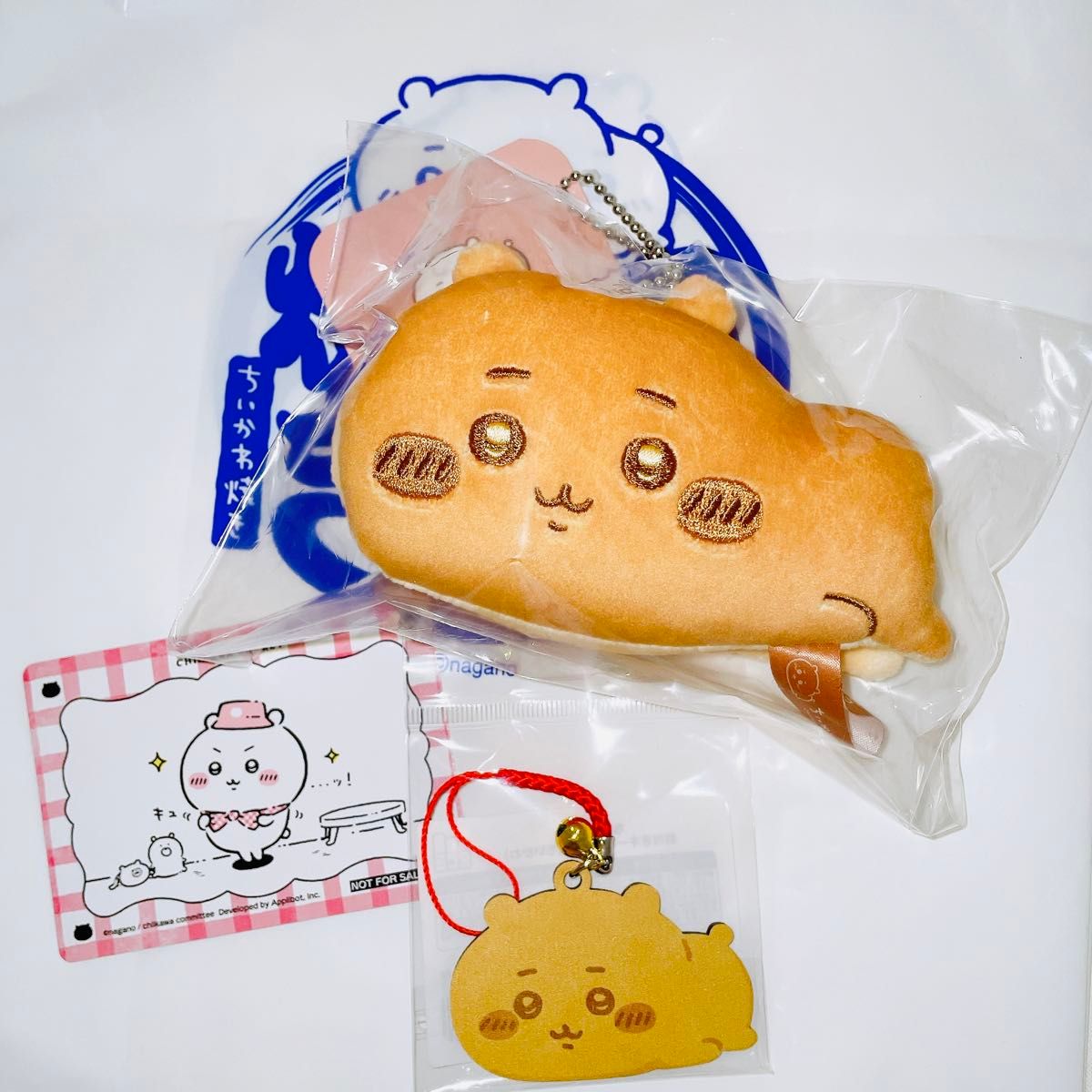 ちいかわ焼き マスコット&鈴付きキーホルダー ちいかわセット ちいかわ焼き マスコット&鈴付きキーホルダー ちいかわセット