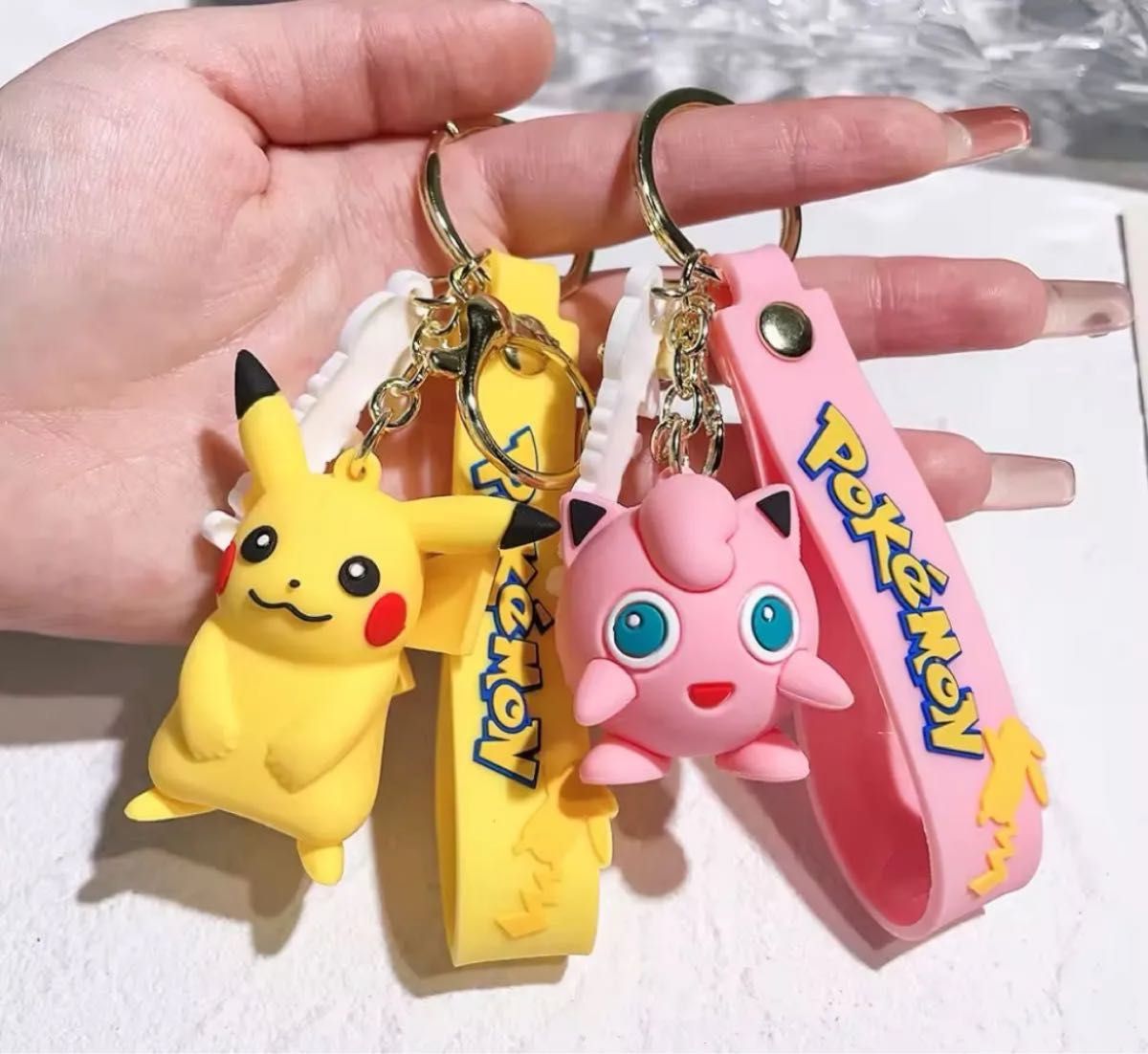限定1名様 即日発送 ポケモン ピカチュウ&プリン キーホルダー 限定1名様 即日発送 ポケモン ピカチュウ&プリン キーホルダー