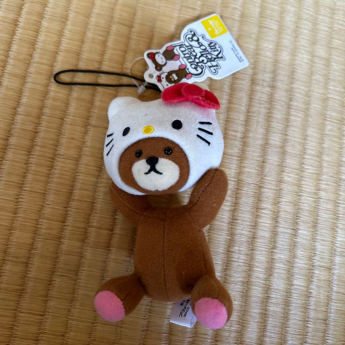 リラックマ ハローキティ コラボ ぬいぐるみ マスコット リラックマ ハローキティ コラボ ぬいぐるみ マスコット