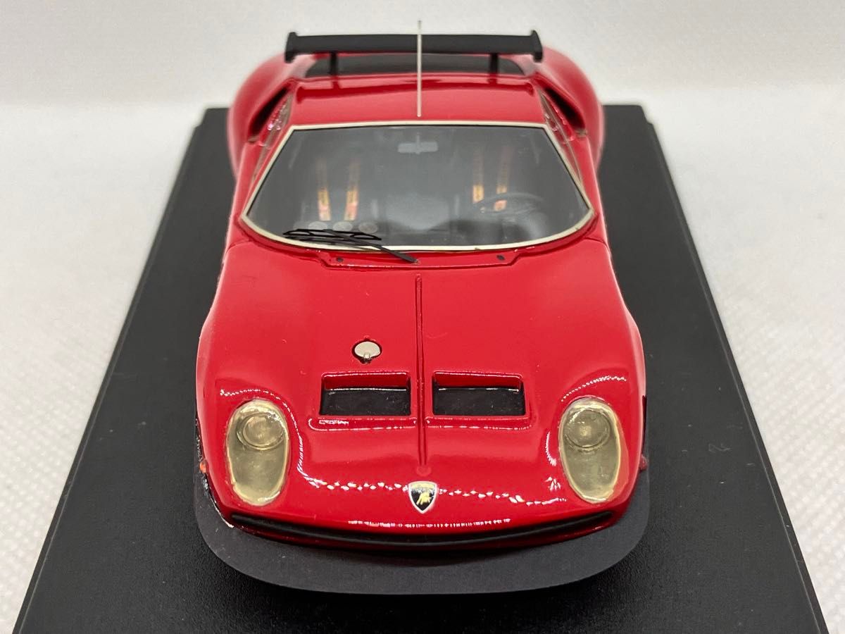 1/43 ランボルギーニ イオタ SVR レッド モデルガレージロム特注 1/43 ランボルギーニ イオタ SVR レッド モデルガレージロム特注