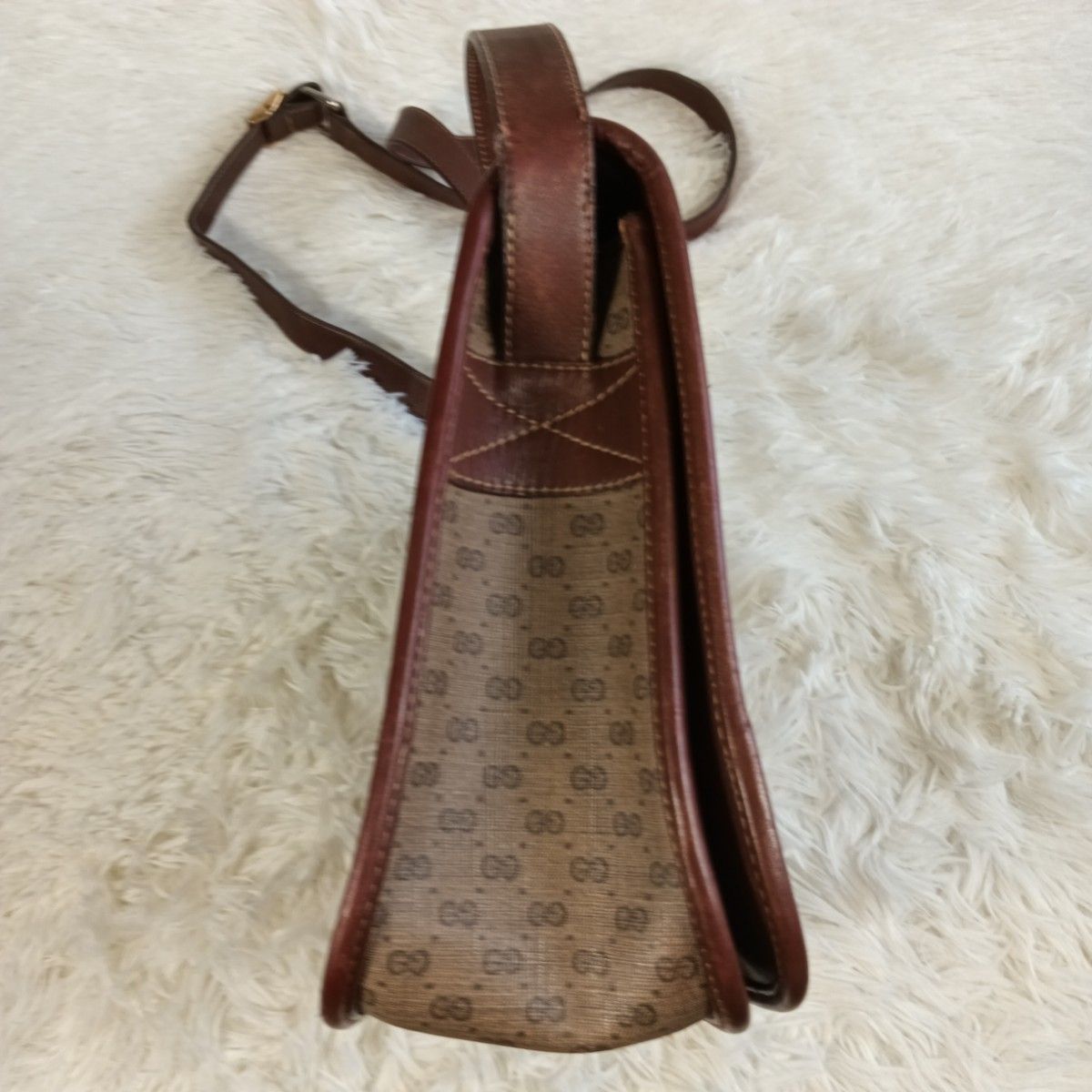 GUCCI】グッチ ショルダーバッグ バッグ ヴィンテージ PVC GUCCI】グッチ ショルダーバッグ バッグ ヴィンテージ PVC