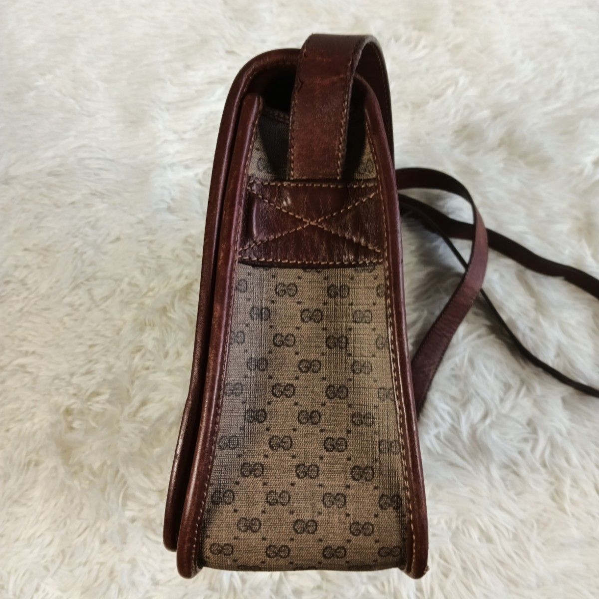 GUCCI】グッチ ショルダーバッグ バッグ ヴィンテージ PVC GUCCI】グッチ ショルダーバッグ バッグ ヴィンテージ PVC