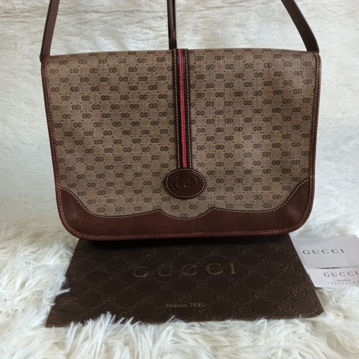 GUCCI】グッチ ショルダーバッグ バッグ ヴィンテージ PVC GUCCI】グッチ ショルダーバッグ バッグ ヴィンテージ PVC