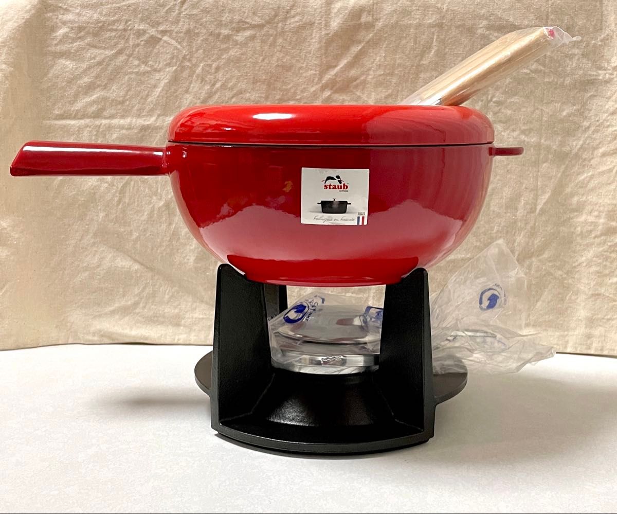 新品未使用】ストウブ staub ミックスフォンデュセット20cm 新品未使用】ストウブ staub ミックスフォンデュセット20cm