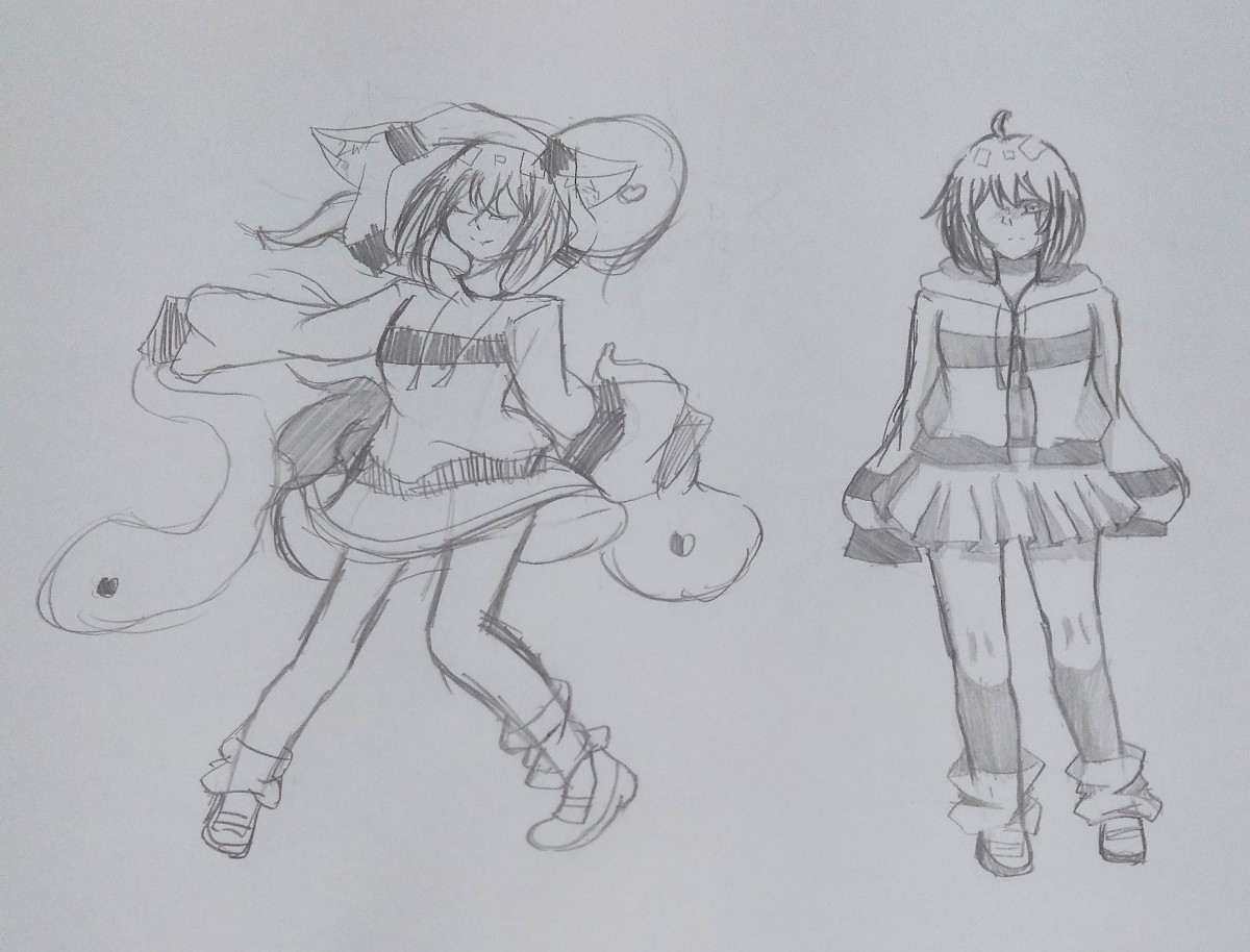 Paypayフリマ レアイラスト オリキャラ 下書き 手描きイラスト Paypayフリマ レアイラスト オリキャラ 下書き 手描きイラスト