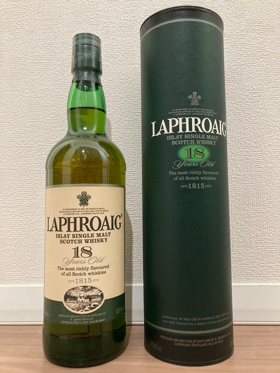 ラフロイグ18年 旧ボトル カートン付き laphroaig 18yo 48 ラフロイグ18年 旧ボトル カートン付き laphroaig 18yo 48