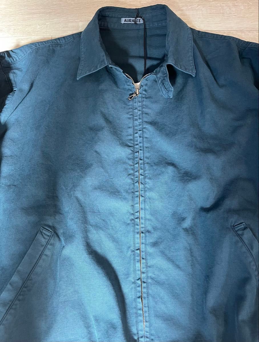 PRODUCT DYED FINX GABARDINE SWING TOP 4 DYED NAVY AURALEE PRODUCT DYED FINX GABARDINE SWING TOP 4 DYED NAVY AURALEE