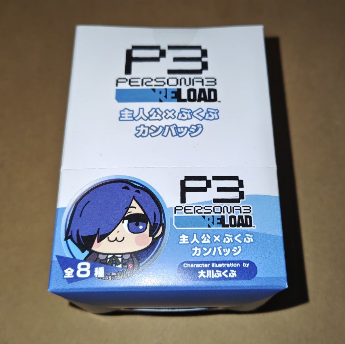 未開封 ペルソナ3 リロード 主人公×ぶくぶ 缶バッジ 8個入りBOX 未開封 ペルソナ3 リロード 主人公×ぶくぶ 缶バッジ 8個入りBOX