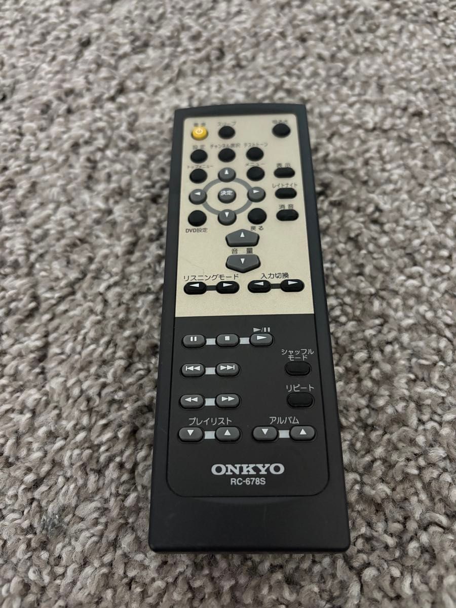 ONKYO オンキョー オーディオリモコンRC-678S|Yahoo!フリマ(旧 ONKYO オンキョー オーディオリモコンRC-678S|Yahoo!フリマ(旧