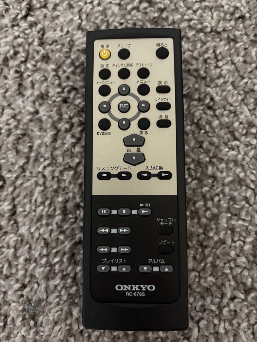 ONKYO オンキョー オーディオリモコンRC-678S|Yahoo!フリマ(旧 ONKYO オンキョー オーディオリモコンRC-678S|Yahoo!フリマ(旧