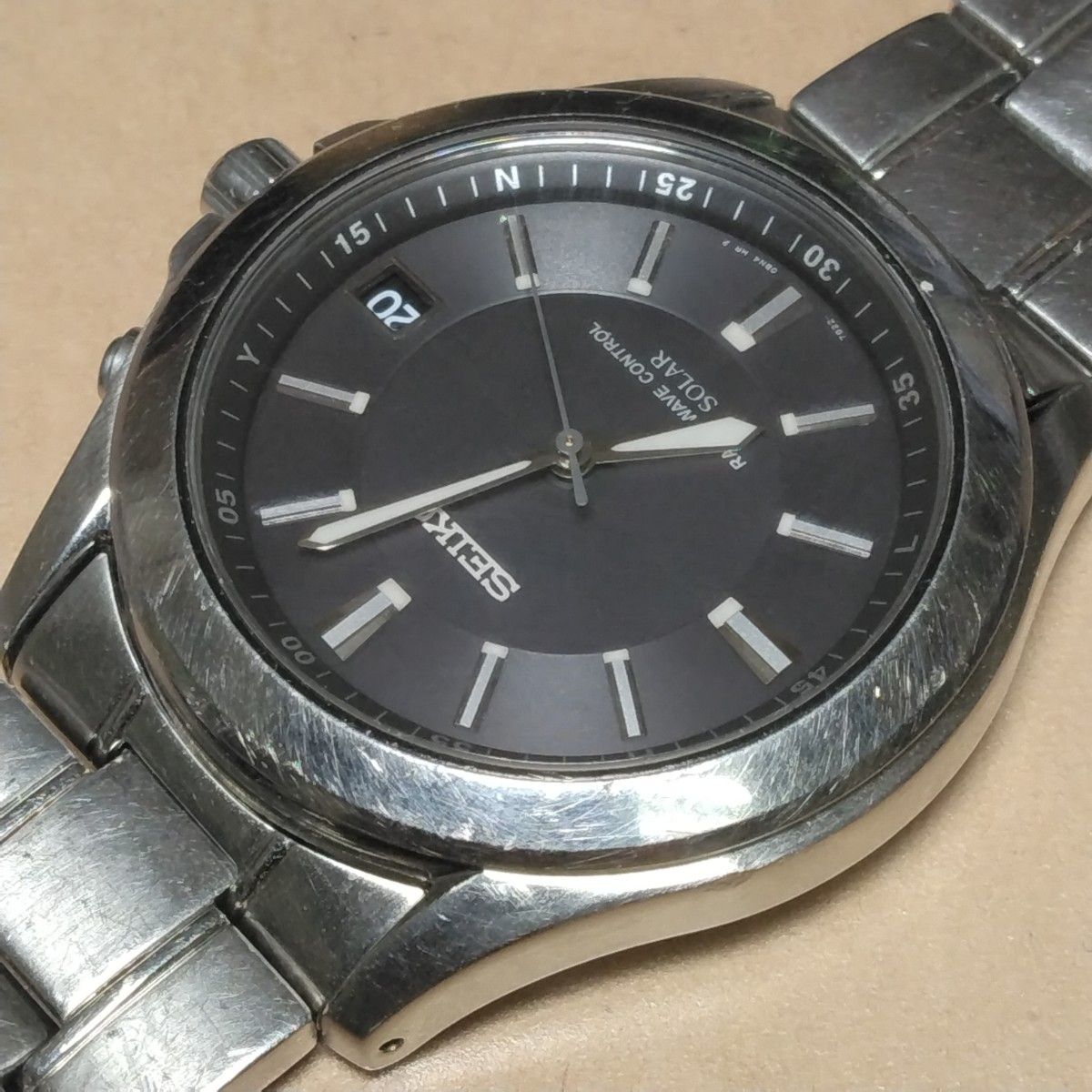 SEIKO セイコー スピリット ソーラー電波腕時計 7B22-0AY0 SEIKO セイコー スピリット ソーラー電波腕時計 7B22-0AY0