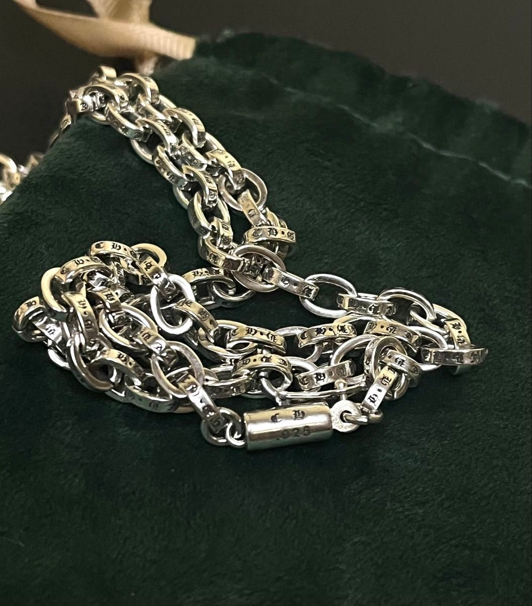新品 数ある限り トリプルクロス ペーパーチェーン ネックレス 新品 数ある限り トリプルクロス ペーパーチェーン ネックレス
