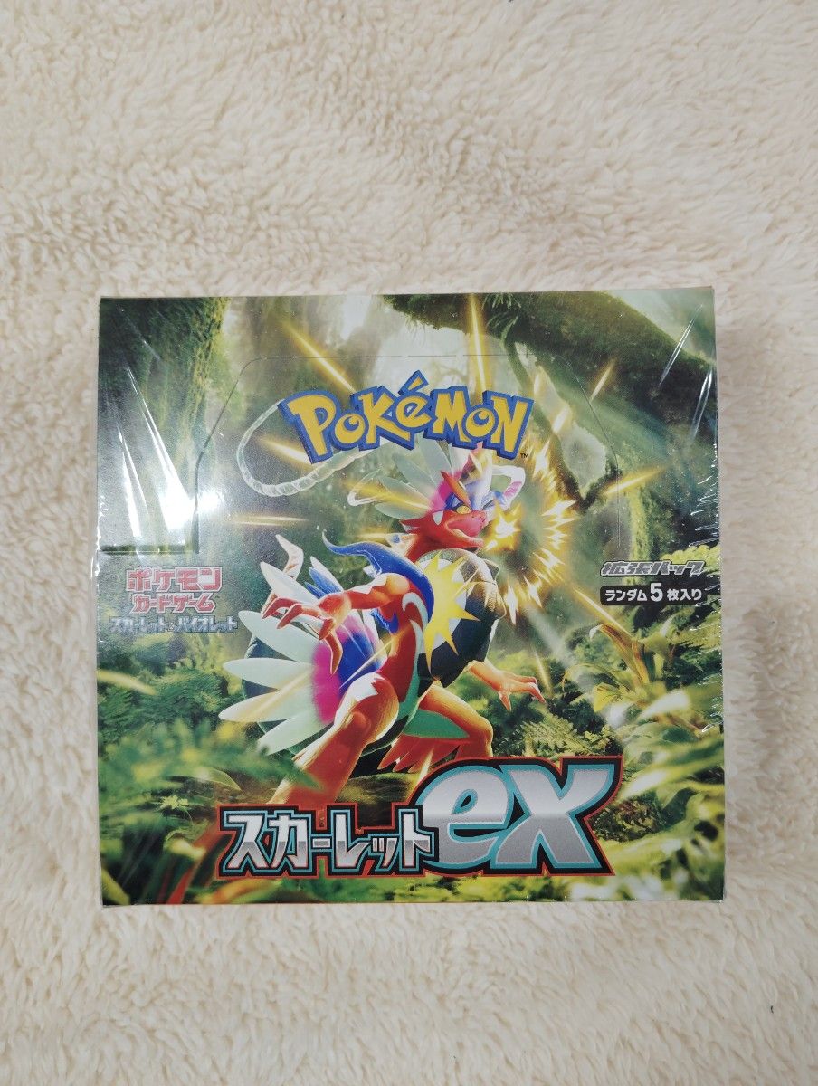 ポケモンカードゲーム スカーレットex 1BOXシュリンク付き未開封 ポケモンカードゲーム スカーレットex 1BOXシュリンク付き未開封