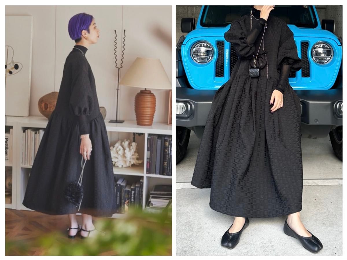 ペルナ PERNA スクエア ジャガード ワンピース Lサイズ|Yahoo ペルナ PERNA スクエア ジャガード ワンピース Lサイズ|Yahoo