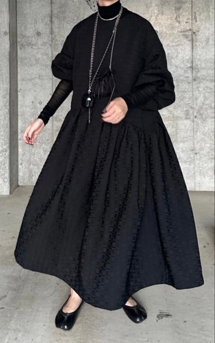 ペルナ PERNA スクエア ジャガード ワンピース Lサイズ|Yahoo ペルナ PERNA スクエア ジャガード ワンピース Lサイズ|Yahoo