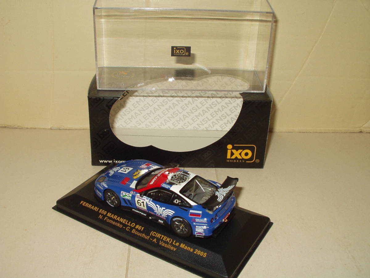 ixo Ferrari 550 Maranello #61 Le Mans 2005 / イクソ 2005ルマン フェラーリ 550 マラネロ #61 ( 1:43 )の画像4